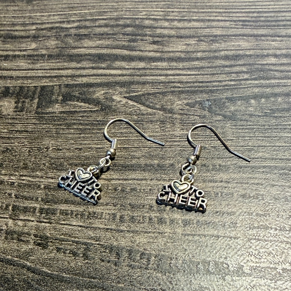 Silver Cheer Earrings